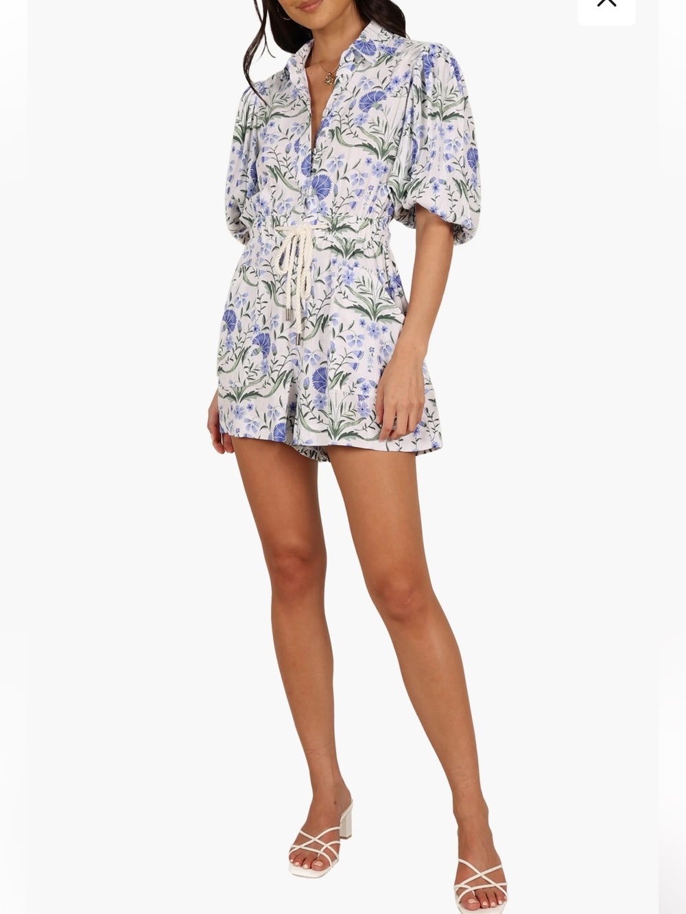 Petal & Pup - Annie Button Front Romper - Size Small
